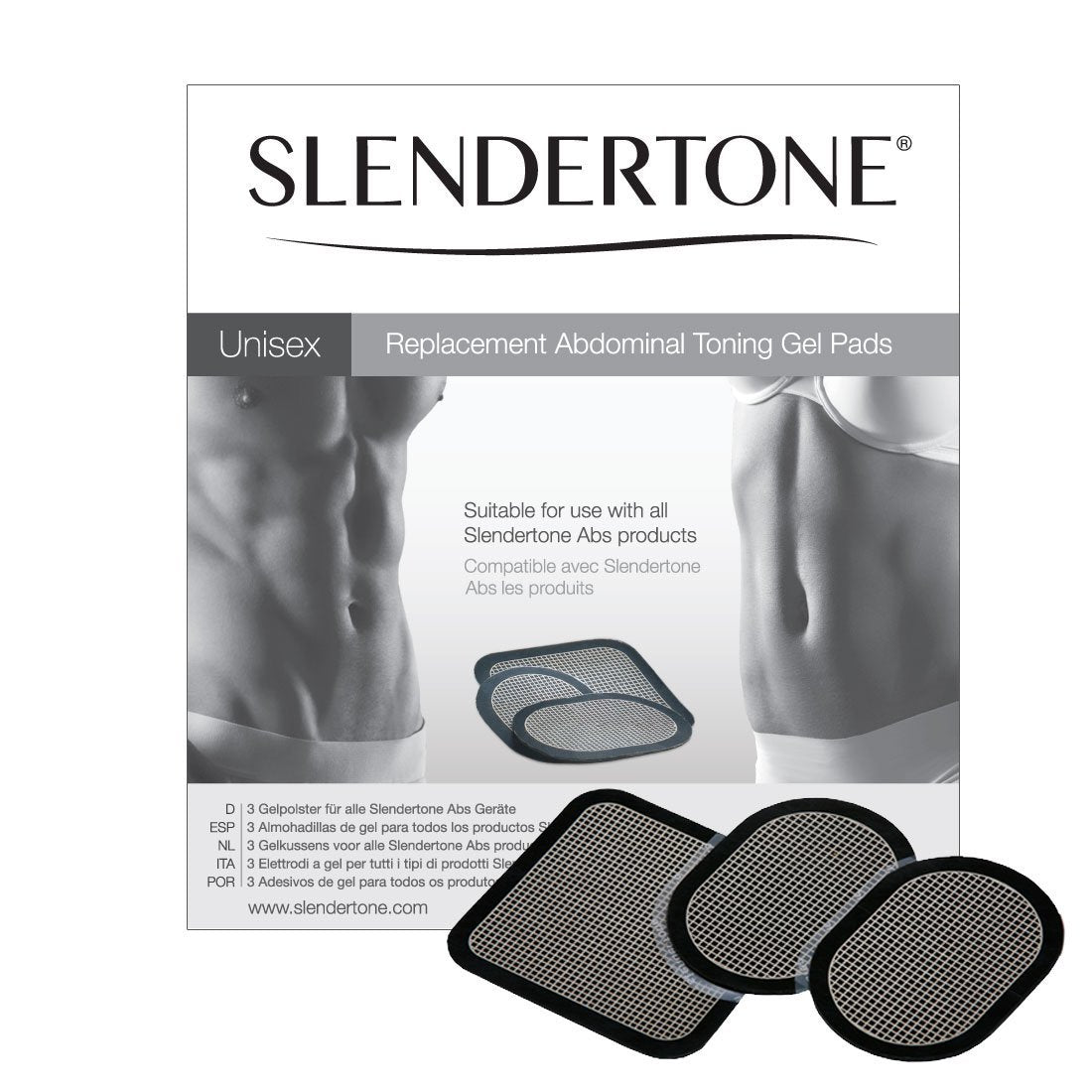 Ab Toning Belt Gel Pads 1-12 Packs