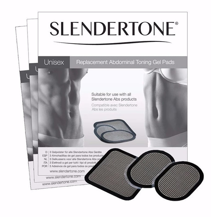 Slendertone Replacement Abdominal Toning Gel Pads Unisex 3 Pads Exp 03/24